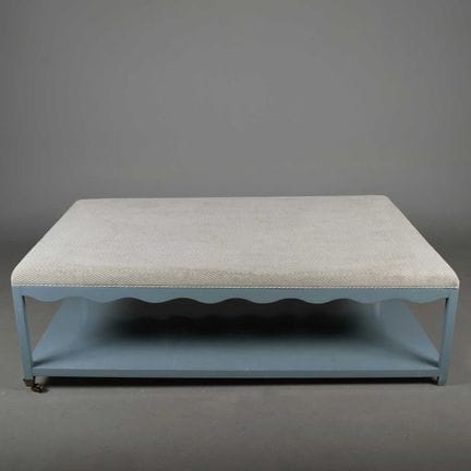 FOOTSTOOL, OF VERY LARGE PROPORTIONS 
the herringb