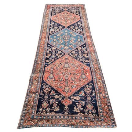 ANTIQUE BIDJAR RUNNER 
348cm x 114cm