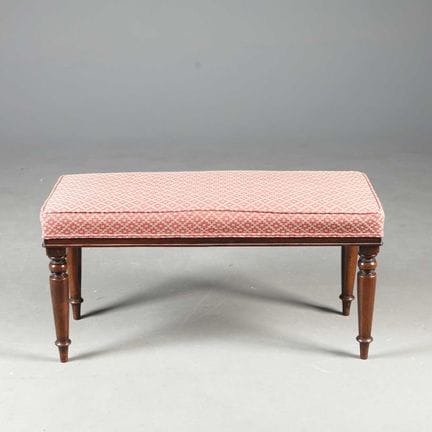 GEORGE IV ROSEWOOD STOOL 
circa 1830, with pattern