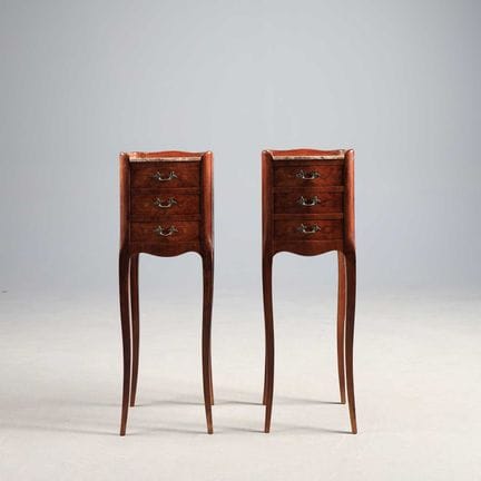 PAIR OF EARLY 20TH CENTURY FRENCH TABLES DE NUIT (