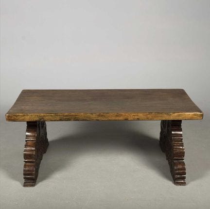 CHINESE HARDWOOD LOW TABLE 
possibly 19th century 
