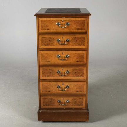 FILING CABINET 
reproduction Georgian style, mahog