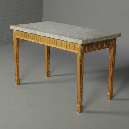 ITALIAN GILTWOOD CENTRE TABLE 
late 19th/early 20t