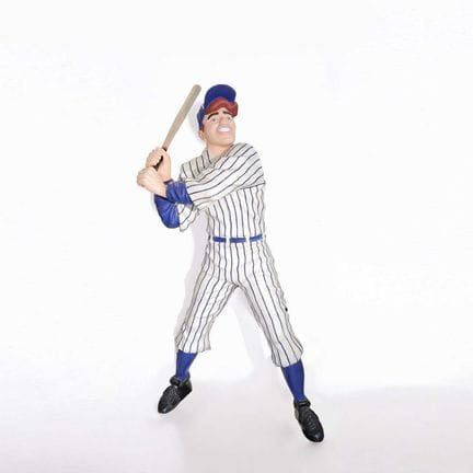 FIGURA DE UN JUGADOR DE BÉISBOL 
Fibra de vidrio p