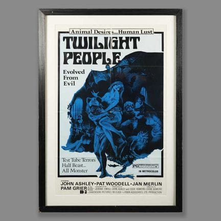 CARTEL ORIGINAL DE LA PELÍCULA «TWILIGHT PEOPLE», 