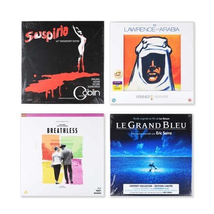 4 CAJAS DE VINILO Y DVD DE EDICIÓN LIMITADA 
Inclu