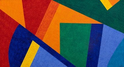 Claudio Tozzi Movement acrylic on canvas glued in 