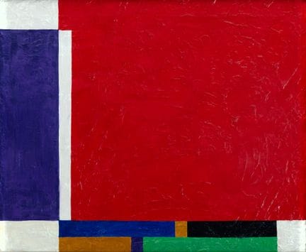 Eduardo Sued, Senza titolo, olio su tela, 40 x 50 