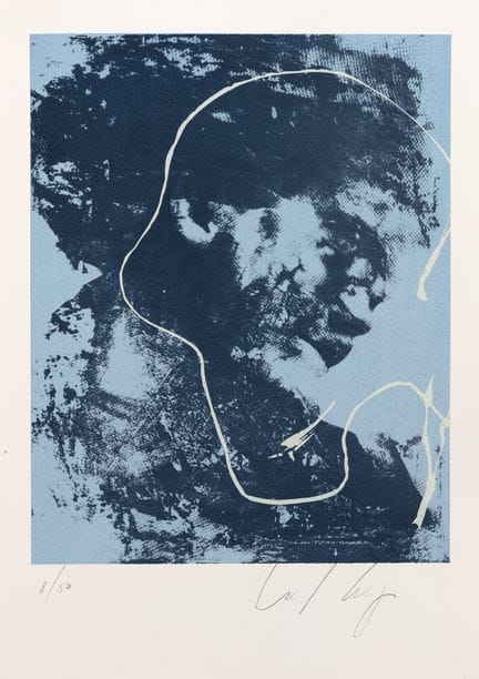 Carlos Araújo. Serigrafía sin título. 50 x 35 cm. 