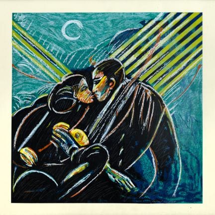 Serigrafía de Rubens Gerchman Kiss, 70 x 70 cm, fi