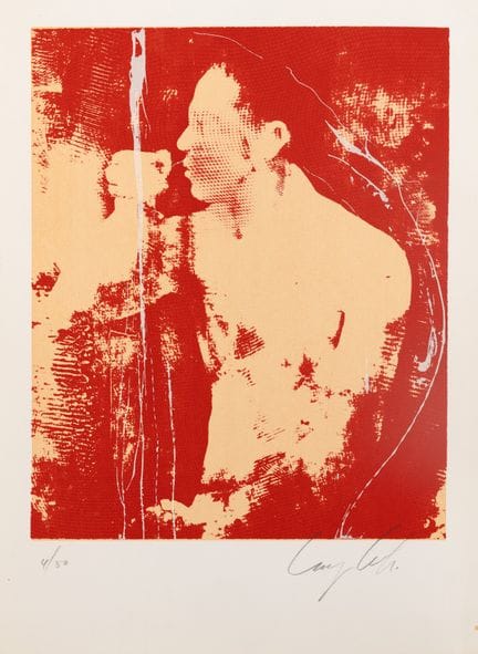 Carlos Araújo. Serigrafía sin título. 50 x 35 cm. 