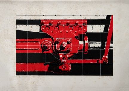 Glauco Pinto de Moraes. Serigrafía sin título. 38 
