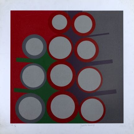 Judith Lauand. Serigrafía sin título, 48 x 48 cm, 