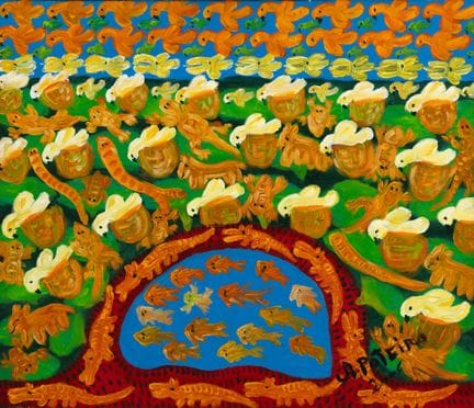 Antonio Poteiro, Senza titolo, olio su tela, 60 x 