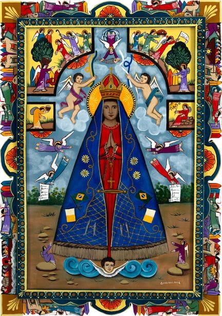 Geraldo De Andrade Our Lady Appeared oil on canvas