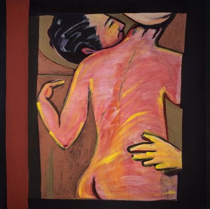 Rubens Gerchman Love Voyer acrylic on canvas 121 x