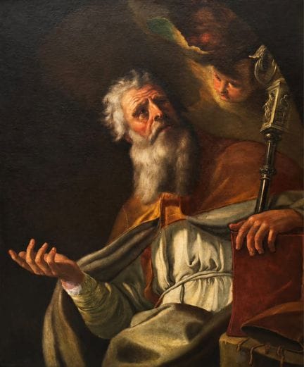 Francesco De Mura (Naples, 1696–1782)
Sant'Agostin