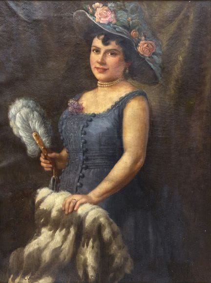 CARLO GAUDINA
(Turin, 1878 - 1937)
Portrait d'une 