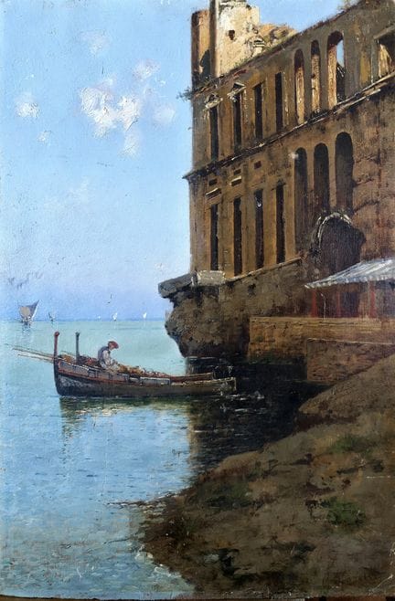 Giuseppe Carelli (Naples 1858 - Portici 1921)
Dime