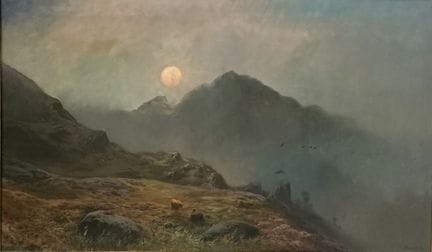 Clarence Henry Roe (1850–1909)
Landscape 
Oil on c