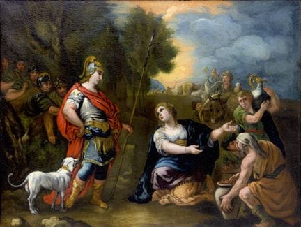 PEINTRE ITALO-FLAMAND DU XVIIe SIÈCLE
(Actif à Rom
