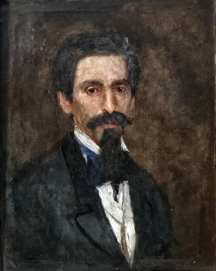 Maître du XIXe siècle 
Portrait de Beniamino Rotun
