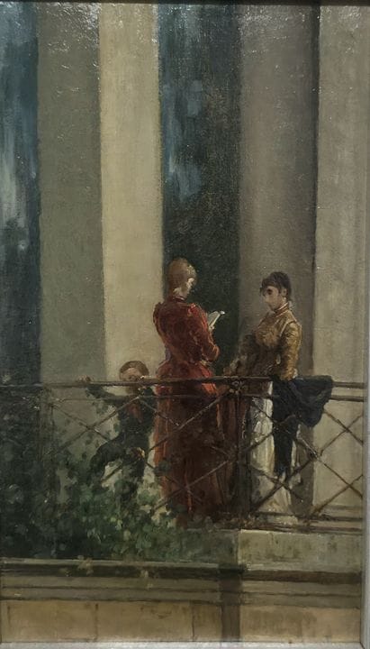 Buzio Pacifico (Pavie, 1843-1902)
Huile sur carton