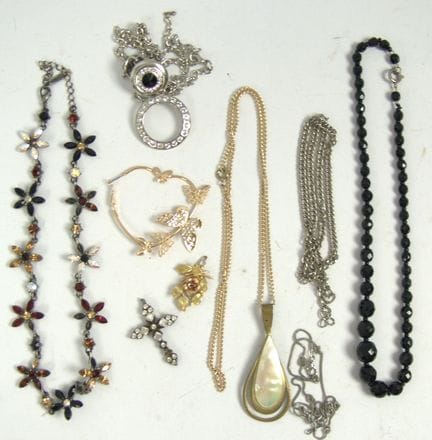 Lot of costume jewelry from a liquidation sale.