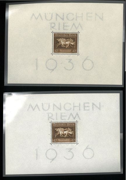 Imperio Alemán, 1936. Bloque 4, sin usar.