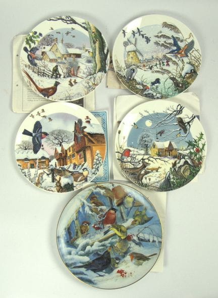 Lote de platos de colección procedentes de una liq
