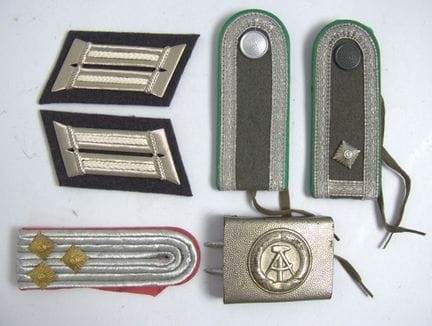 Lot of military memorabilia from the NVA era in th