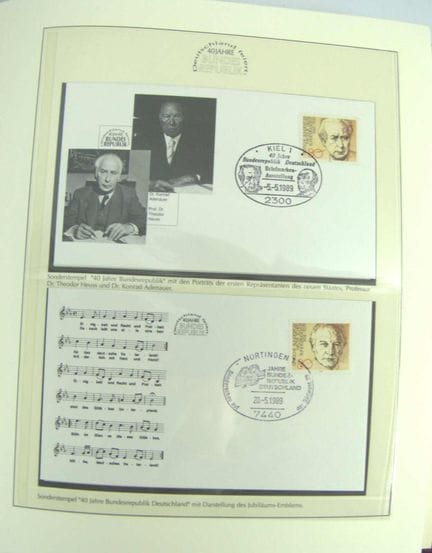 BRD, sehr teure Abosammlung im Album "40 Jahre BRD