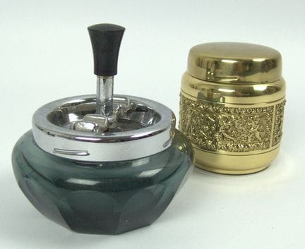 Vintage smoking set from the 1950s and 1960s, cons
