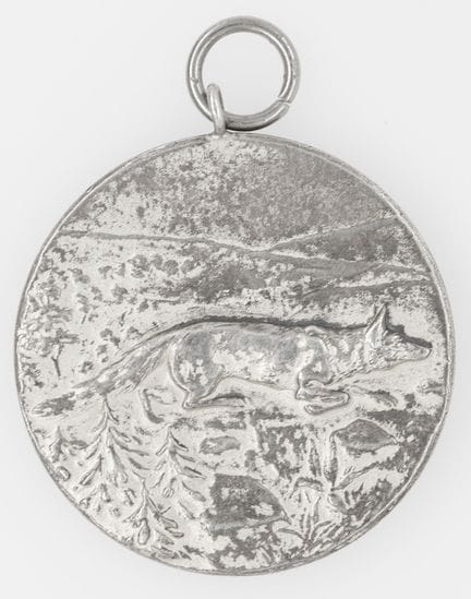 Medalla de tirador de 1965, plata 800 punzonada. D