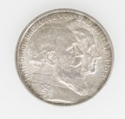 Imperio Alemán de Baden, 1906, 2 marcos — Moneda d
