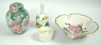 Lote de porcelana procedente de una liquidación qu