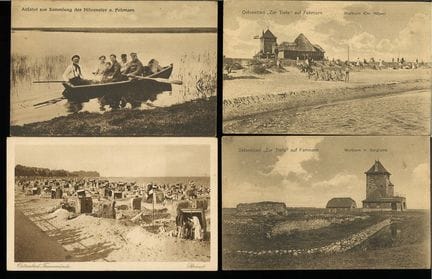 Vier Postkarten Insel Fehmarn