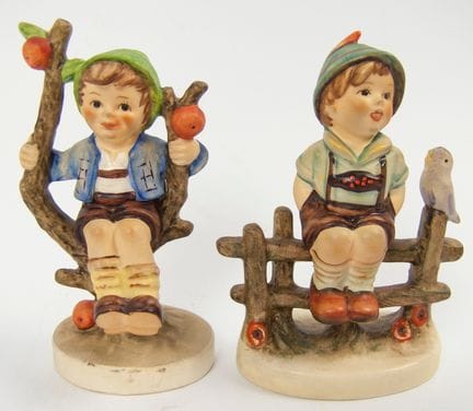 Two M. I. Hummel figurines by Goebel, including No