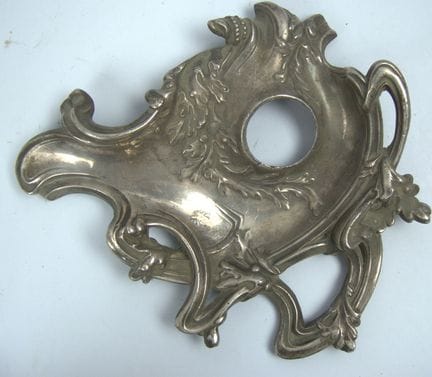 Ensemble d'écriture ou encrier (verre manquant) de