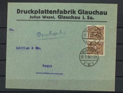Drucksache Deutsches Reich mit 208 II.