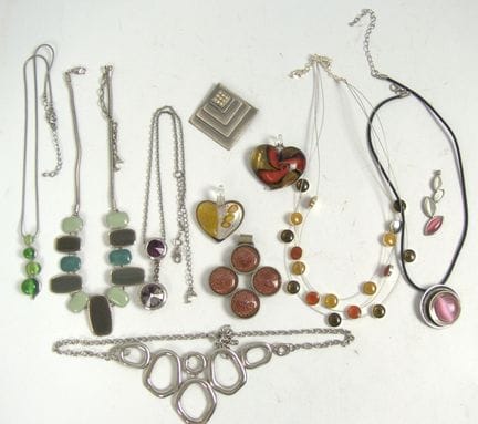 Lot of vintage jewelry from the 1970s–1990s from a
