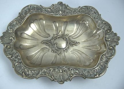 Bol de style Art nouveau aux bords courbés et rich