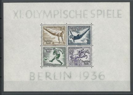 Imperio Alemán, 1936. Bloque 5, sin usar.