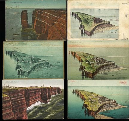 Lot Postkarten Helgoland