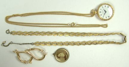 A large quantity of jewelry, including gold-plated