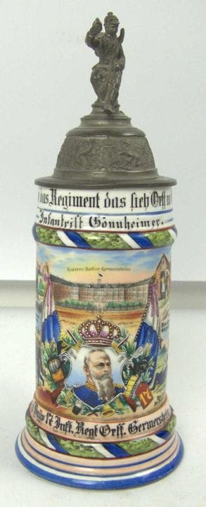 Reserve Soldier's Jug: "Long live the regiment tha