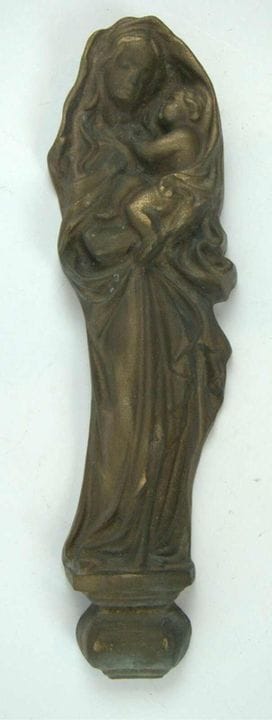Relief / Image de dévotion représentant la Vierge 