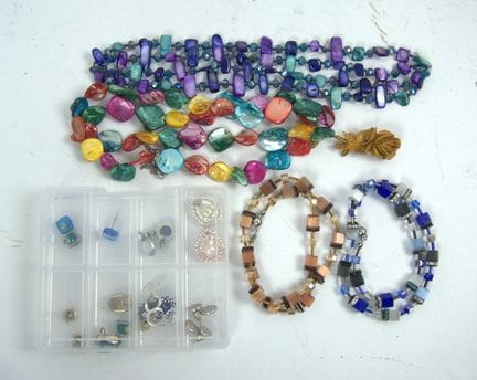 Lot of costume jewelry from a liquidation sale.