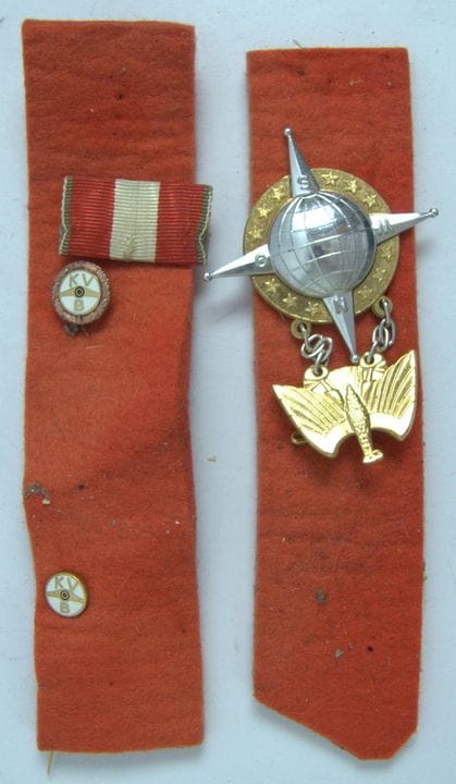 A badge from a German soldiers' or veterans' assoc