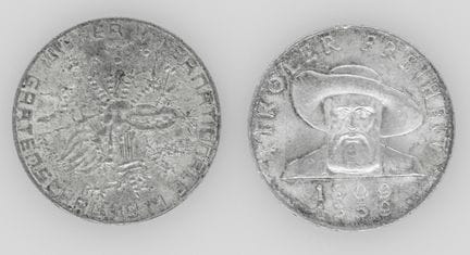 Austria 1959/74, 2 x 50 chelines - monedas de plat